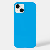 Efficiënte Cyaanblauwe Achtergrond | Zomer Minimaa Case-Mate iPhone Case (Achterkant)