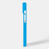 Efficiënte Cyaanblauwe Achtergrond | Zomer Minimaa Case-Mate iPhone Case (Achterkant / Links)