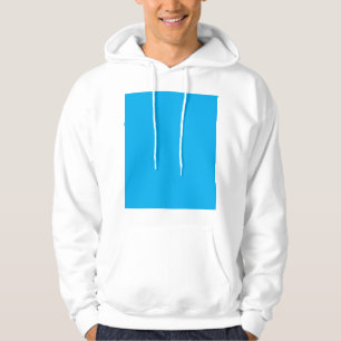 Efficiënte Cyaanblauwe Achtergrond Zomer Minimaa Hoodie