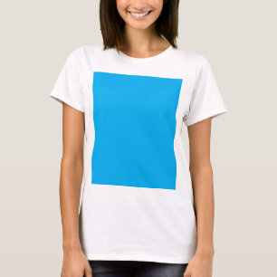 Efficiënte Cyaanblauwe Achtergrond   Zomer Minimaa T-shirt