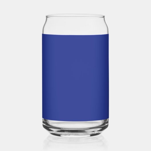 Efficiënte diepblauwe achtergrond | Krachtig minim Blikvorm Glas (Achterkant)