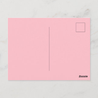 Efficiënte Roze Postkaart Persoonlijke Groet Ontwe