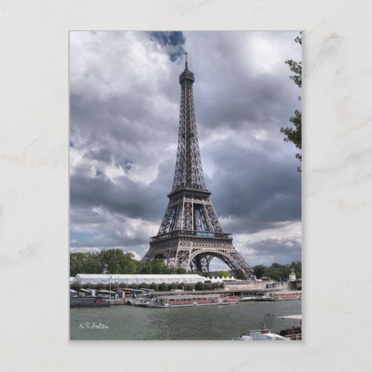 Effiel Tower Briefkaart (Voorkant)