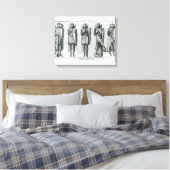 Effigies of Knight Templars Canvas Afdruk (Insitu (Slaapkamer))