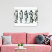 Effigies of Knight Templars Canvas Afdruk (Insitu (Woonkamer))