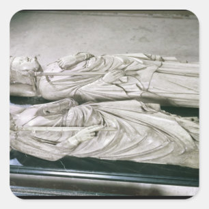 Effigies of Philippe III the Bold and Philippe Vierkante Sticker