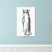 Effigy of Edward II van Gloucester Cathedral Canvas Afdruk (Insitu (Houten vloer))