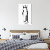 Effigy of Edward II van Gloucester Cathedral Canvas Afdruk (Insitu (Slaapkamer))