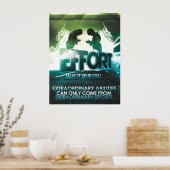 EFFORT - POSTER MOTIVATIONNEL (Cuisine)