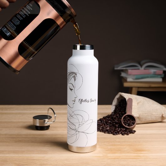 💇 ♀️ Effortless Beauty 🌬️ Waterfles (Koffie)