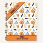 Éffrayant Carnet spiral d'Halloween (Devant)
