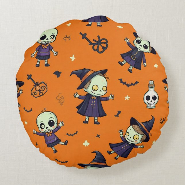Éffrayant Chic Halloween Coussin - Festive (Dos)