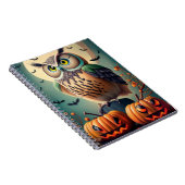 Éffrayant Chic Owl et Citrouille Carnet Halloween (Côté Droit)