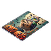 Éffrayant Chic Owl et Citrouille Carnet Halloween (Côté gauche)