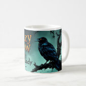 Éffrayant Crazy Crow Lady Mug (Devant droit)