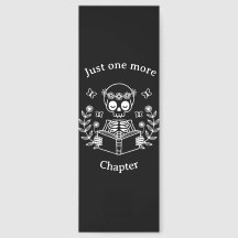 Éffrayant Cute Skeleton Livre Lover Signet