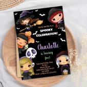 Éffrayant Dolls Halloween Invitations d'anniversai