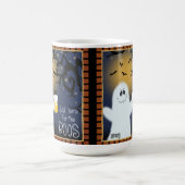 Éffrayant Ghost Cute Boos Inspirivity Café Mug (Centre)