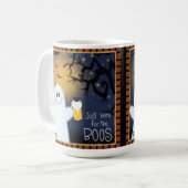 Éffrayant Ghost Cute Boos Inspirivity Café Mug (Devant gauche)