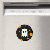 Éffrayant Ghost Halloween Frigo Magnet (In Situ (Lave-vaisselle))