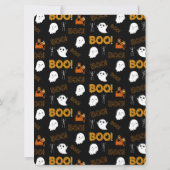 ÉFFRAYANT GHOST HAPPY HALLOWEEN PARTY INVITATION (Dos)