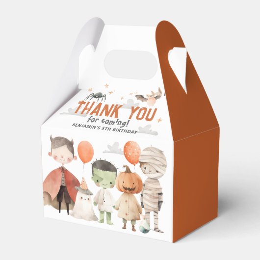 Éffrayant Halloween Ballotins de fête d'anniversai (Verso)