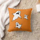 Éffrayant Halloween Fantômes Jeter Coussin (Couverture)