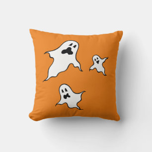 Éffrayant Halloween Fantômes Jeter Coussin