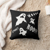 Éffrayant Halloween Fantômes Jeter Coussin (Couverture)