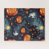 Éffrayant Halloween Haunted Night Puzzle (Horizontal)