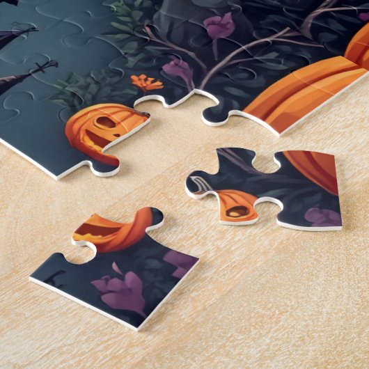 Éffrayant Halloween Haunted Night Puzzle (Côté)