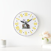 Éffrayant Halloween Land Wall Horloge (Maison)