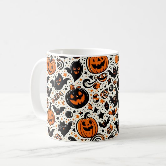 Éffrayant Halloween Mug (Devant gauche)