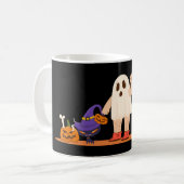 Éffrayant Halloween Mug - Citrouille, Fantôme & So (Devant gauche)