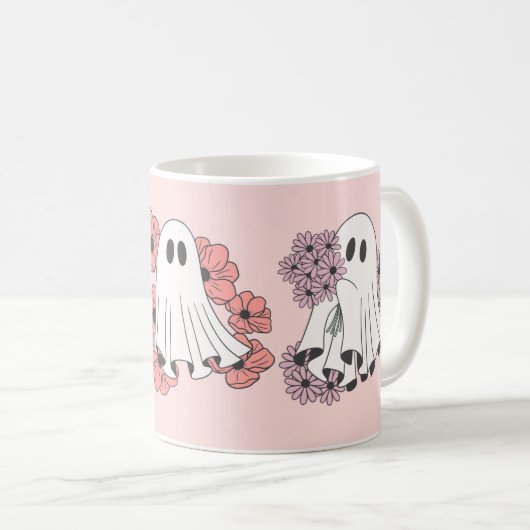 Éffrayant Halloween Mug - Citrouille, Fantôme & So (Devant droit)