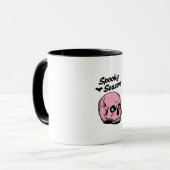 Éffrayant Halloween Mug & Coussin - Citrouilles, C (Devant gauche)
