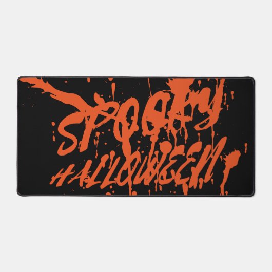 Éffrayant Halloween Splash Rétro Rouge Orange Horr (Recto)