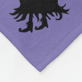 Éffrayant Icône Halloween Couverture polaire viole (Coin)