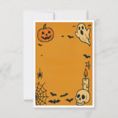Éffrayant Invitation Halloween Bash | Fantômes et  (Dos)