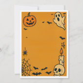 Éffrayant Invitation Halloween Bash | Fantômes et (Dos)