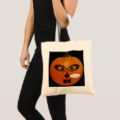 Éffrayant Jack-O-Lantern Trick ou Sac fourre-tout  (Devant (produit))