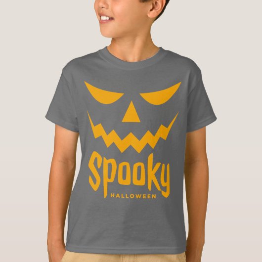 Éffrayant Joyeux T-shirt Halloween (Devant)