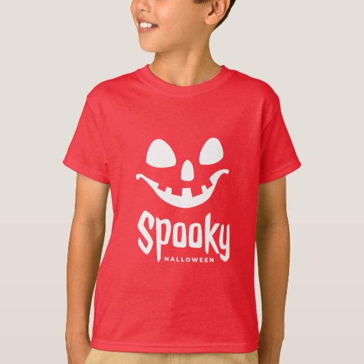 Éffrayant Joyeux T-shirt Halloween (Devant)