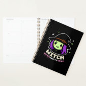 Éffrayant Kawaii Witch Halloween Planificateur (Devant avec enveloppe)