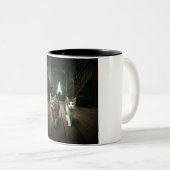 Éffrayant Kitty Duo : Une Mug En Céramique Hauntin (Devant droit)