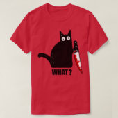 Éffrayant Lockdown Cat Baseball TShirt (Design devant)