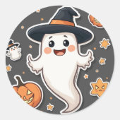 Éffrayant & mignon : Stickers Halloween pour édulc (Devant)