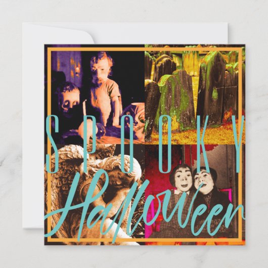 Éffrayant Modèle d'invitation Halloween (Devant)