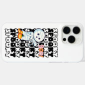 Éffrayant mou maman coque iphone - Halloween Boo (Verso (horizontal))