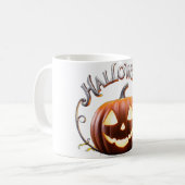Effrayant Mug Citrouille Halloween (Devant gauche)